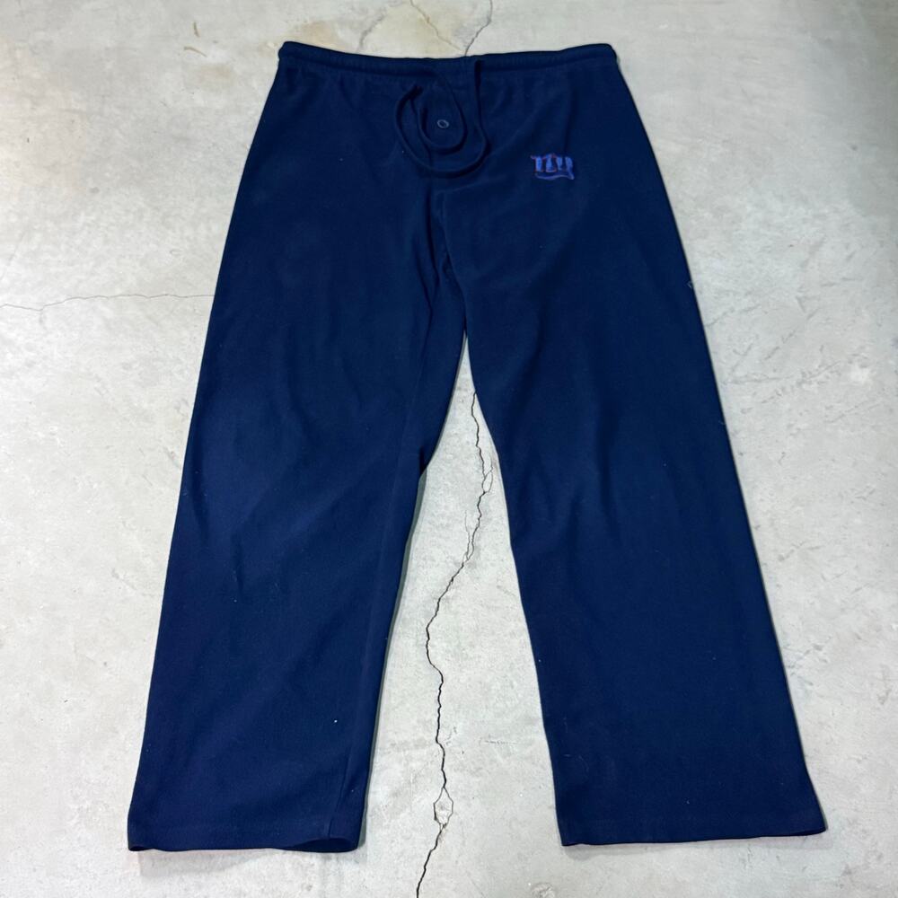 NY Giants Pajama Pants Navy NFL Team Apparel Size Medium